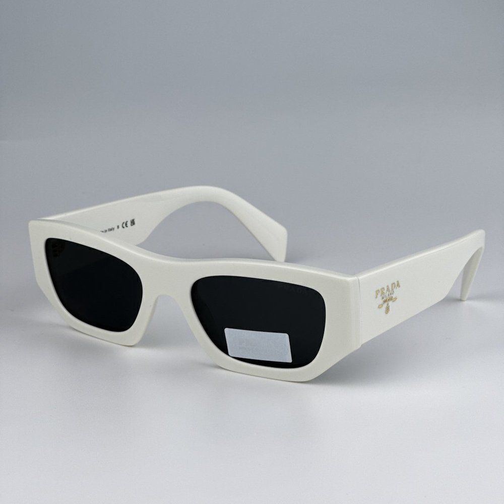 SALE! NEW Prada PRA01S 17K08Z White Grey Unisex Sunglasses PR A01S - Picture 5 of 11